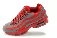 nike air max 95 femmes namw-02 red silver,nike air max 95 chaussures de femmes, pas cher femmes sport chaussures